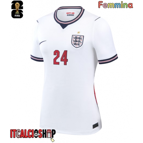 Inghilterra Reece James #24 Prima Maglia Femmina Mondiali 2026 Manica Corta